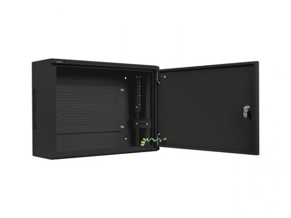 Lanberg Szafa instalacyjna rack wisząca 19 cali 6U+3U 540x200 niskoprofilowa (złożona) czarna