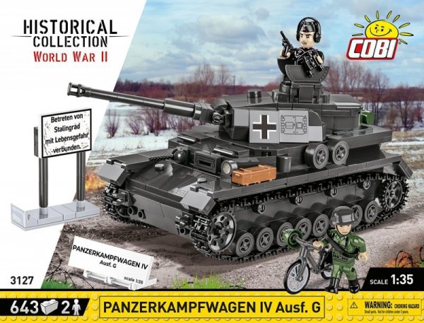 Cobi Klocki Klocki Panzerkampfwagen IV Ausf. G 643 klocków