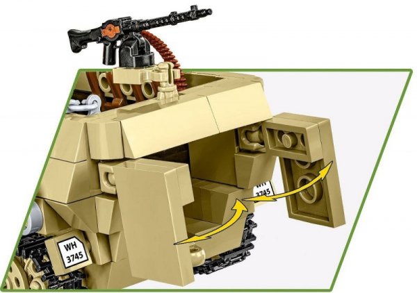 Cobi Klocki Klocki Half-Truck Sd.Kfz.251 500 klocków