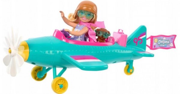 Mattel Lalka Barbie Samolot Chelsea