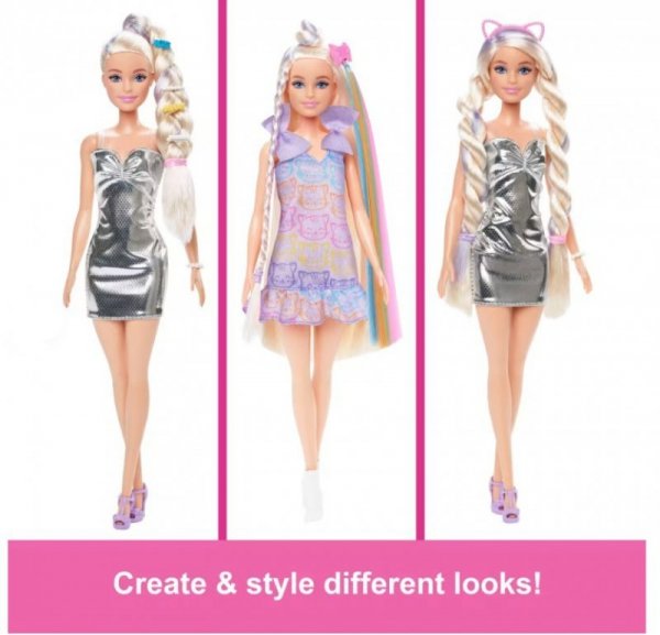 Mattel Lalka Barbie Zabawa włosami