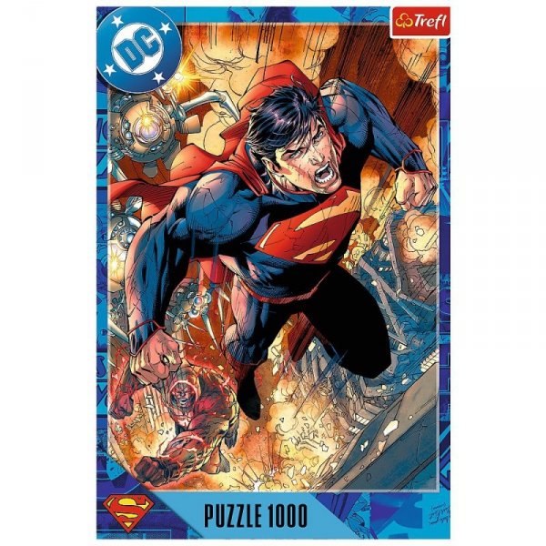 Trefl Puzzle 1000 elementów Superman w akcji