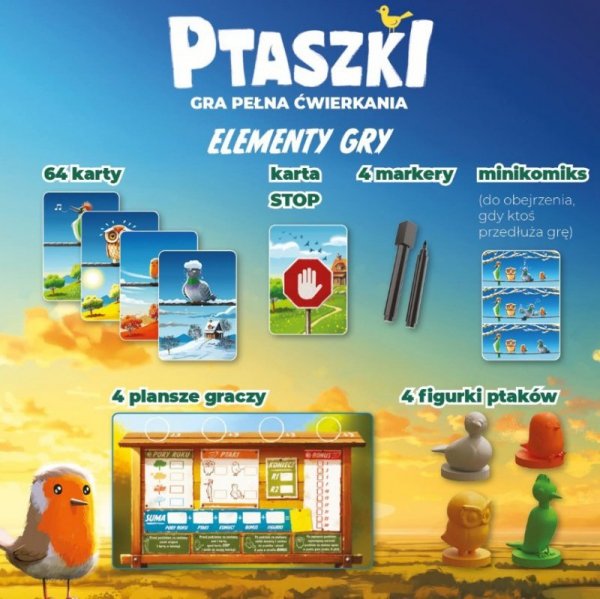 Nasza księgarnia Gra Ptaszki