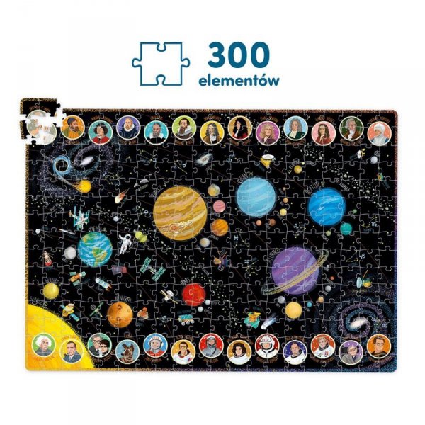 CzuCzu Puzzle Odkrywcy - Układ słoneczny 300 elementów