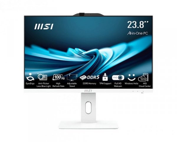 MSI Komputer All-in-One PRO AP242P 14M-896EU WIN11PRO/IC7-14700/16GB/1TB/UMA/White/23.8