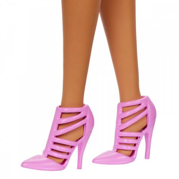 Mattel Lalka Barbie Fashionistas Blondynka w różowej sukience