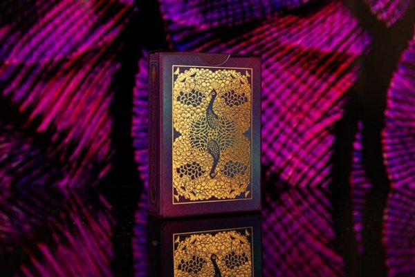 Bicycle Karty Peacock Purple
