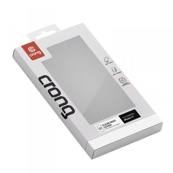 CRONG Etui Clear MAG Cover iPhone 17 MagSafe Przezroczyste