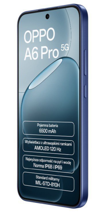 Oppo Smartfon A6 Pro 5G 8/256GB CPH2781 niebieski