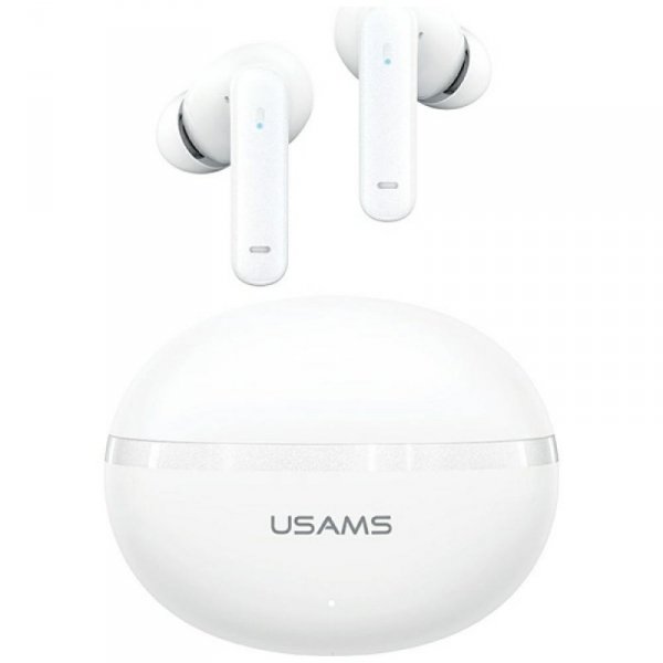 USAMS Słuchawki bluetooth TWS E02 ANC+ENC white