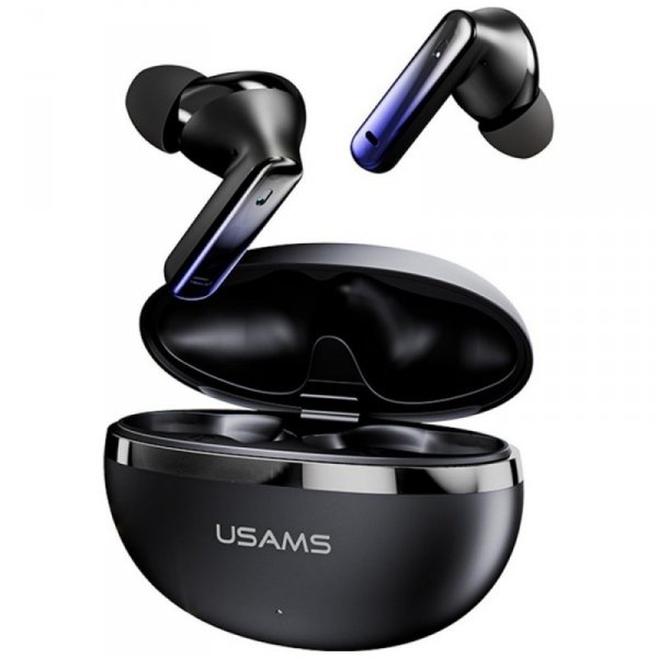USAMS Słuchawki bluetooth TWS E02 ANC+ENC czarne