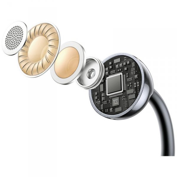 USAMS Słuchawki bluetooth R02 Clip-on szare