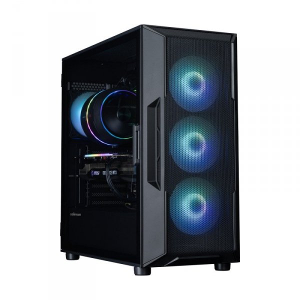 Zalman Obudowa I3 NEO V2 Mid Tower ARGB fan x4 czarna