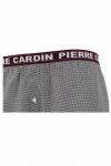 Pierre Cardin K1 károvaný černý Pánské šortký