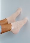Milena 1115 Dámské ažurové ponožky