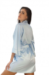 DKaren Brooklyn Baby Blue Dámský župan