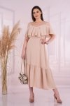 Merribel Sunlov Beige Šaty