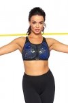 Ava Naomi blue plus Sportovní podprsenka
