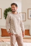 Doctor nap PMB 4530 béžové Pánské pyžamo