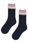 Noviti SB 050 W 03 černo-růžové Dámské ponožky