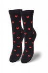 Milena 0200 proužek Valentýnské Dámské ponožky