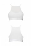 PS006 TOP white biustonosz z siateczką