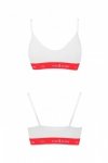 PS009 TOP white bawełniany biustonosz