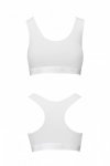 PS010 TOP white biustonosz bawełniany