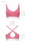 PS014 TOP pink bawełniany
