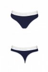 PS007 PANTIES navy blue stringi bawełniane