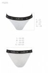 PS015 PANTIES grey sportowe figi