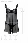 MILAGROS CHEMISE Czarna koszulka