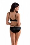 LARA BIKINI Czarny zestaw dwuczęściowy z koronką