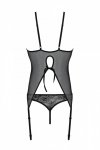 URSULA CORSET Czarny koronkowy gorset