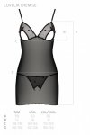 LOVELIA CHEMISE Czarna koszulka