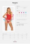 Flameria gorset i stringi  S/M