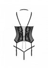Bielizna-Alessya gorset czarny  XS/S