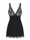 Bielizna-Luvae babydoll i stringi Czarny  XS/S