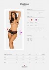 Bielizna-Pearlove figi czarne  XS/S