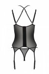DROSERA CORSET Czarny gorset