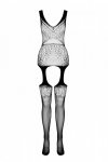 ECO BS010 Czerwony bodystocking