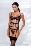 KYOUKA CORSET Czarny gorset