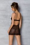 MARINA CHEMISE Czarna koszulka