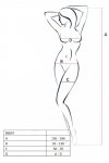 BS091 Bodystocking Czerwony