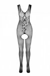 BS098 Bodystocking Czarny