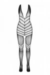 BS100 Bodystocking Czarny