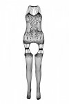 BS095 Bodystocking Czarny