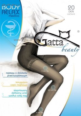 Gatta Body Relax Medica 20 den 5-XL punčochové kalhoty