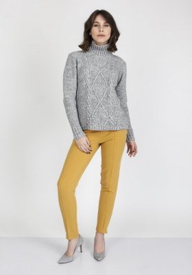 MKMSwetry Estelle SWE 121 šedý Svetr