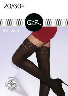 Gatta Girl-Up wz 43 20/60 den Punčochové kalhoty